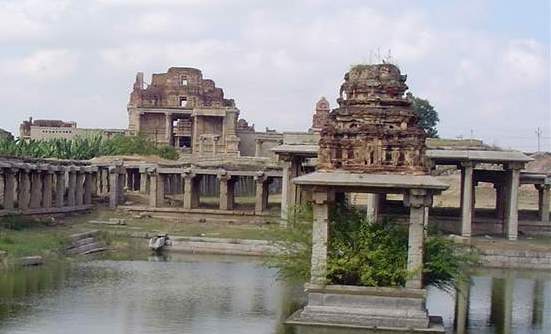 Krishna Temple Tank Hampi