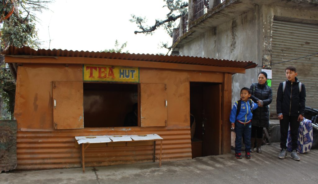 A tea shop at McLeod Ganj