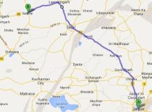jaipur-salasar balaji route map